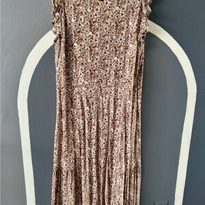 Treasure & Bond Brown Floral Dress